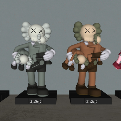  现代KAMS 公仔su模型 