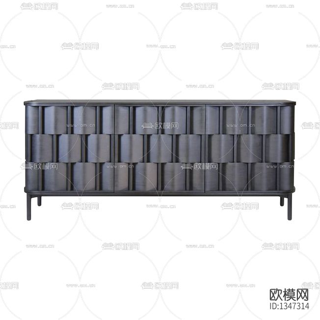 现代轻奢创意实木电视柜下载