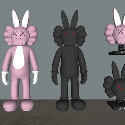  现代KAMS 公仔su模型 