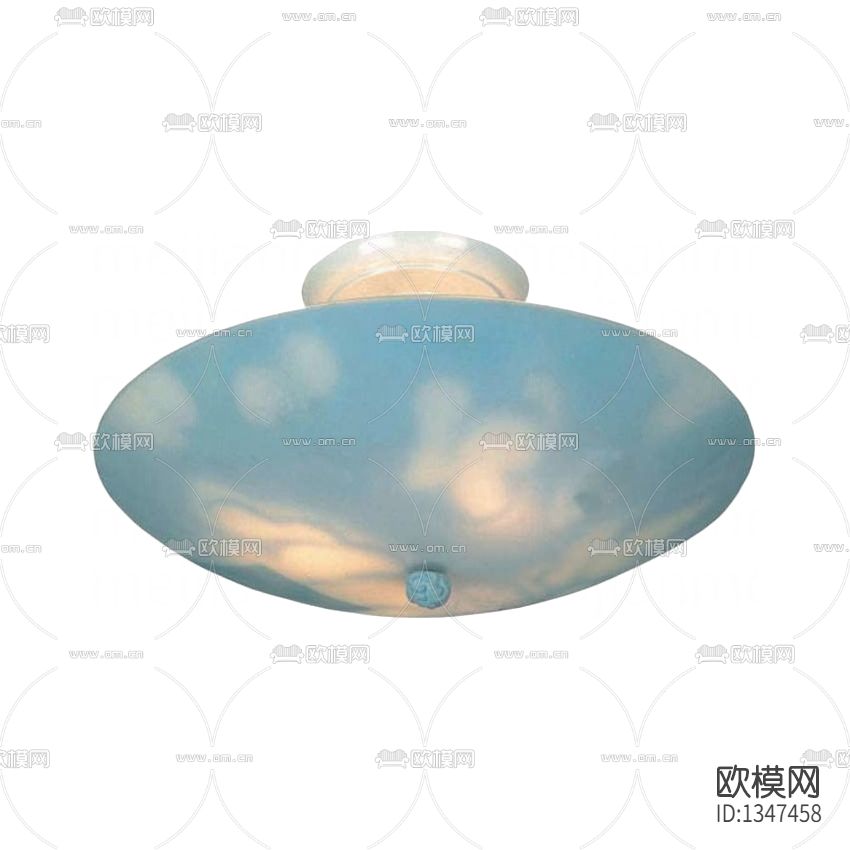 现代简约卡通蘑菇儿童吸顶灯