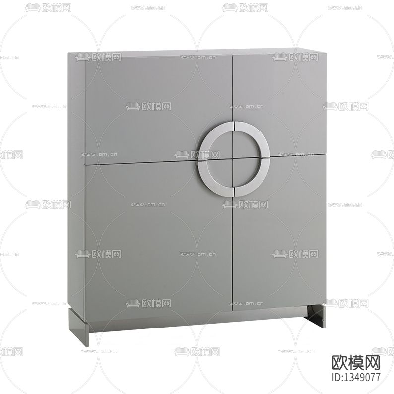 现代极简实木鞋柜