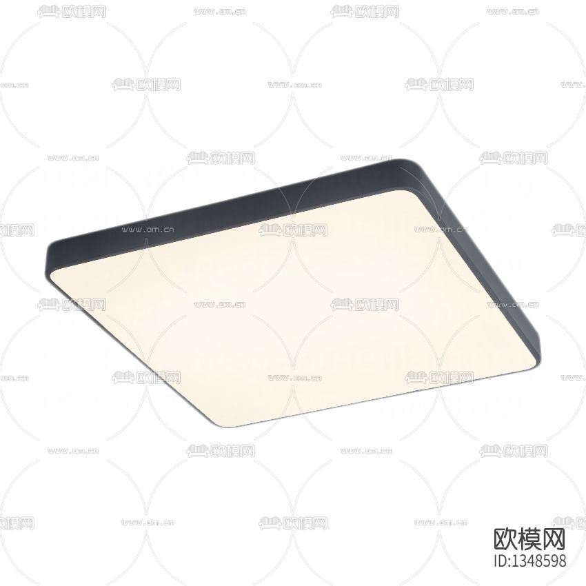 现代极简方形吸顶灯