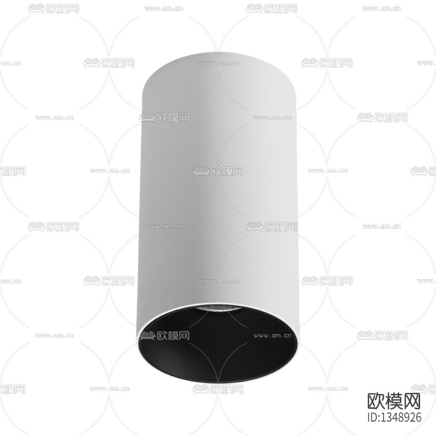 现代简约极简圆形塑料外置筒灯