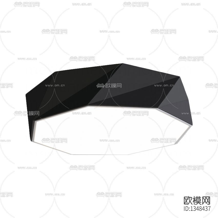 现代简约几何不规则金属吸顶灯下载