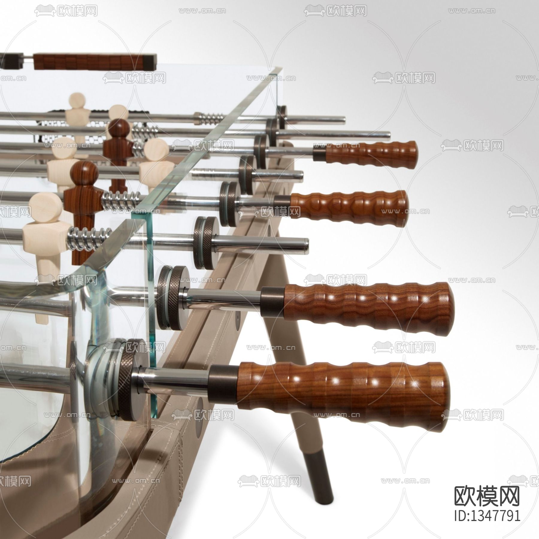 现代简约桌上足球下载（渲染图1）