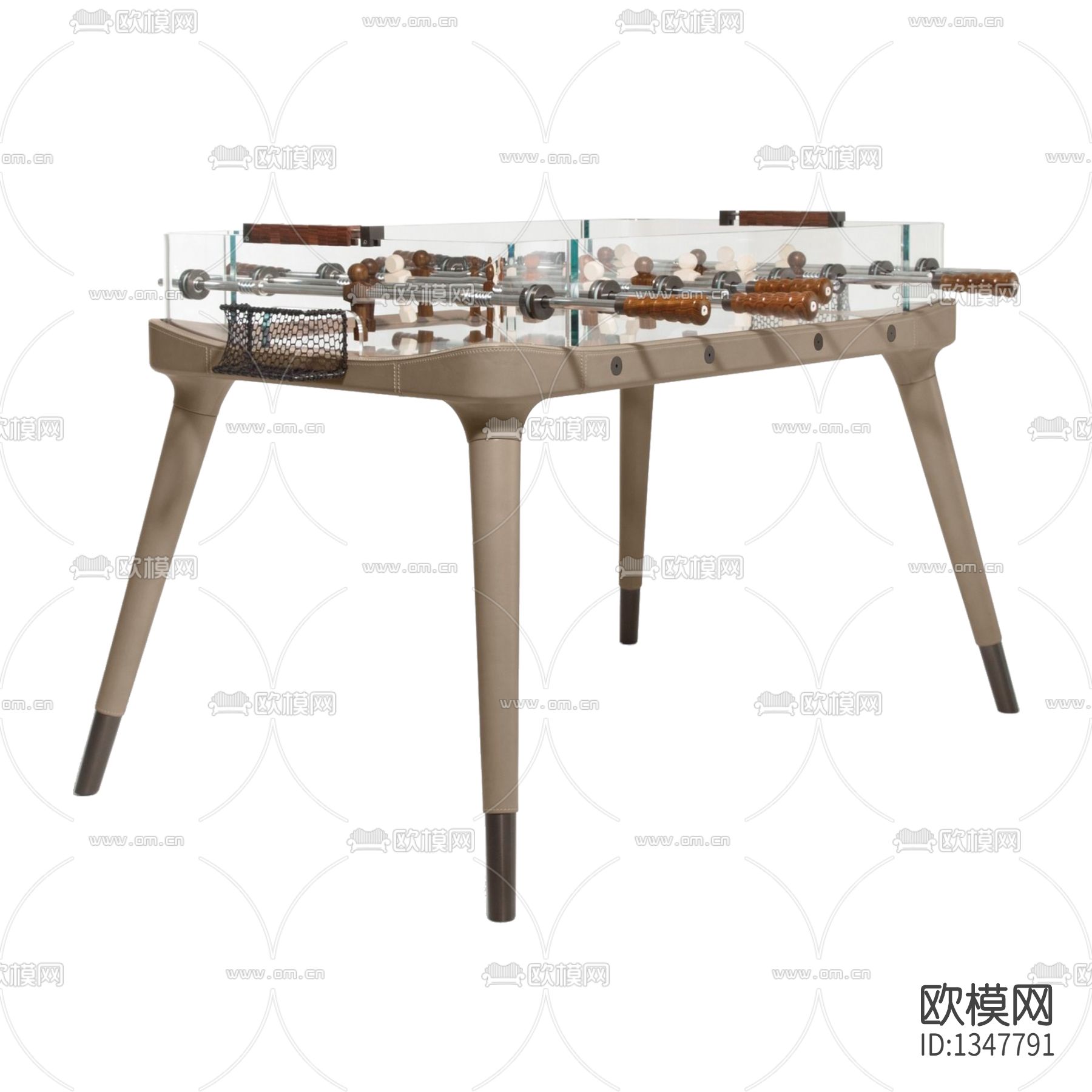 现代简约桌上足球下载（渲染图2）