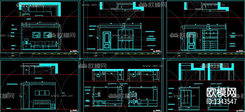 炫彩家装cad施工图下载（渲染图7）