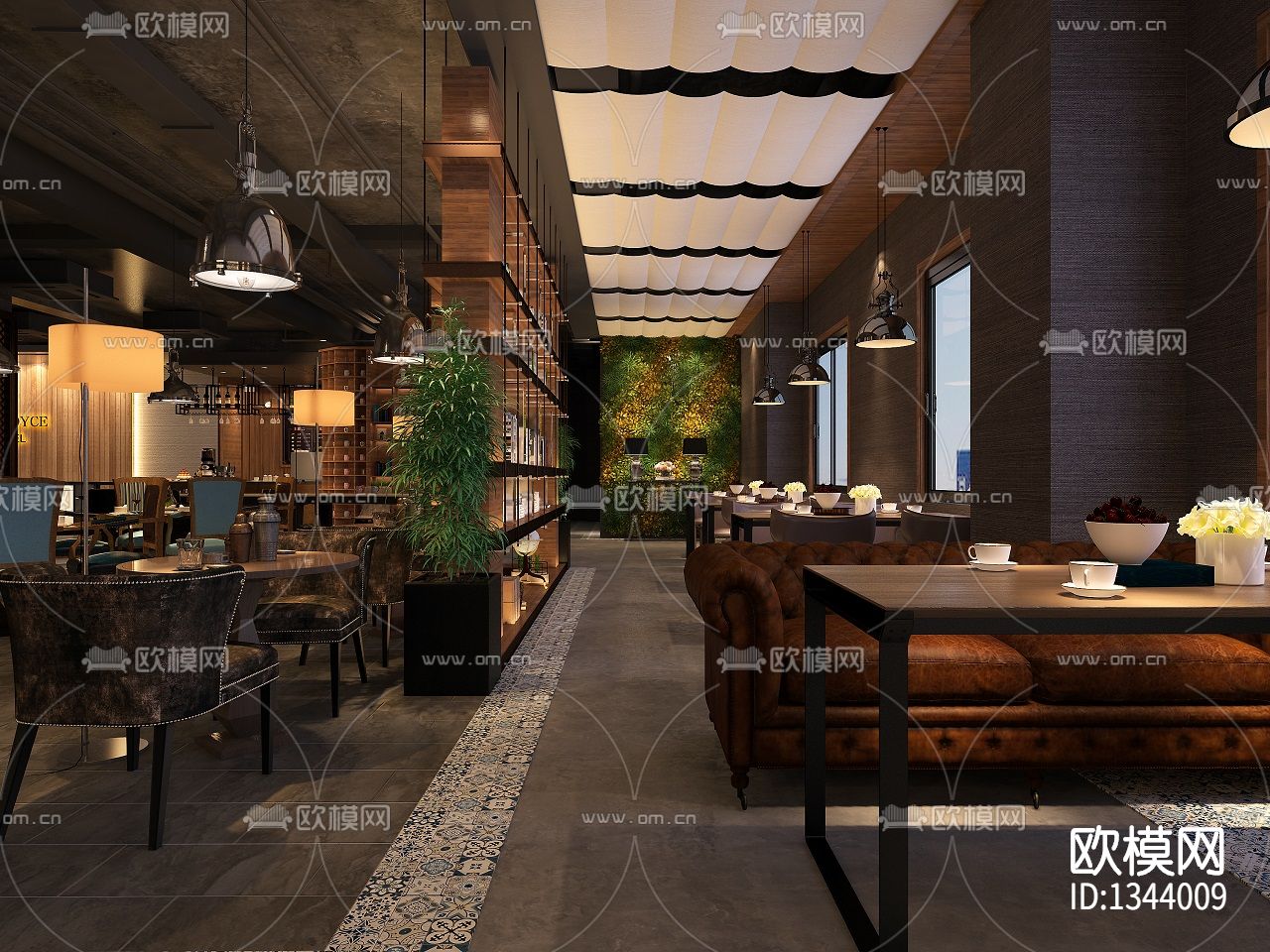 酒店cad施工图下载（渲染图6）