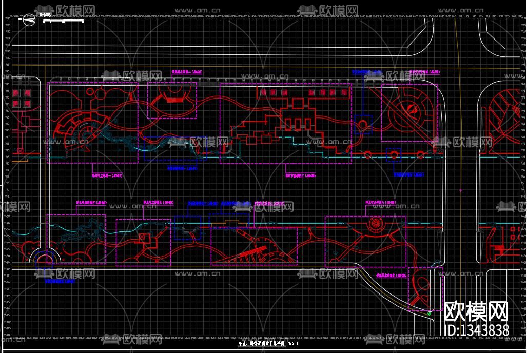环境景观工程cad施工图下载（渲染图5）