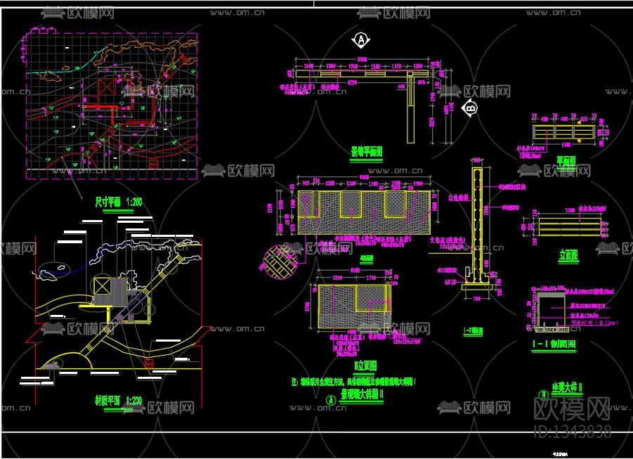环境景观工程cad施工图下载（渲染图8）