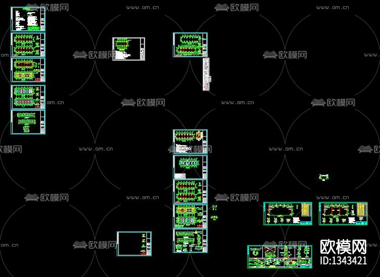 冷库钢结构节点大样下载（渲染图9）
