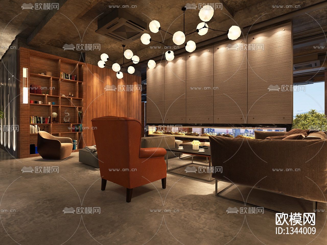 酒店cad施工图下载（渲染图10）