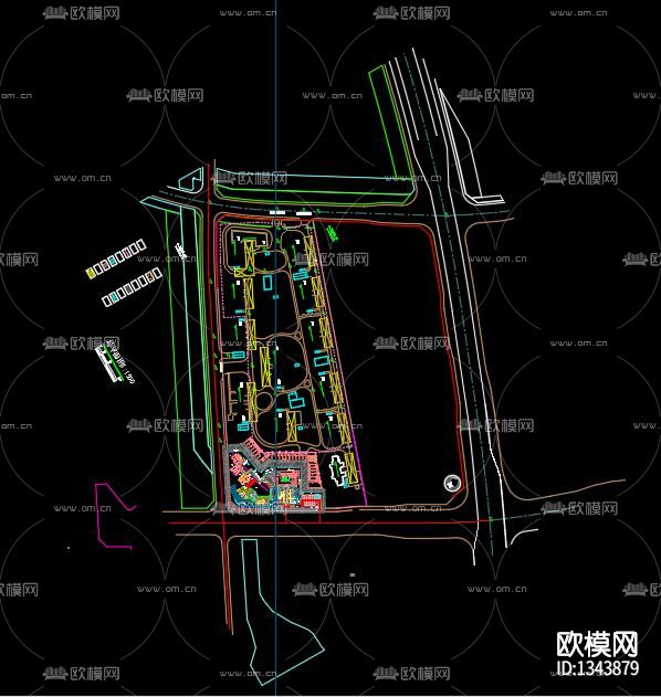 儿童乐园cad施工图