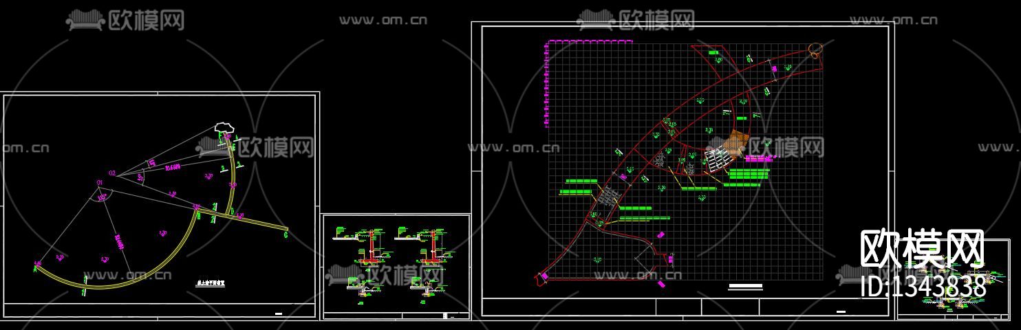 环境景观工程cad施工图下载（渲染图6）