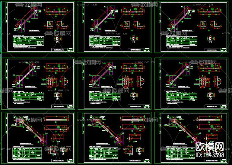 钢结构节点大样下载（渲染图9）