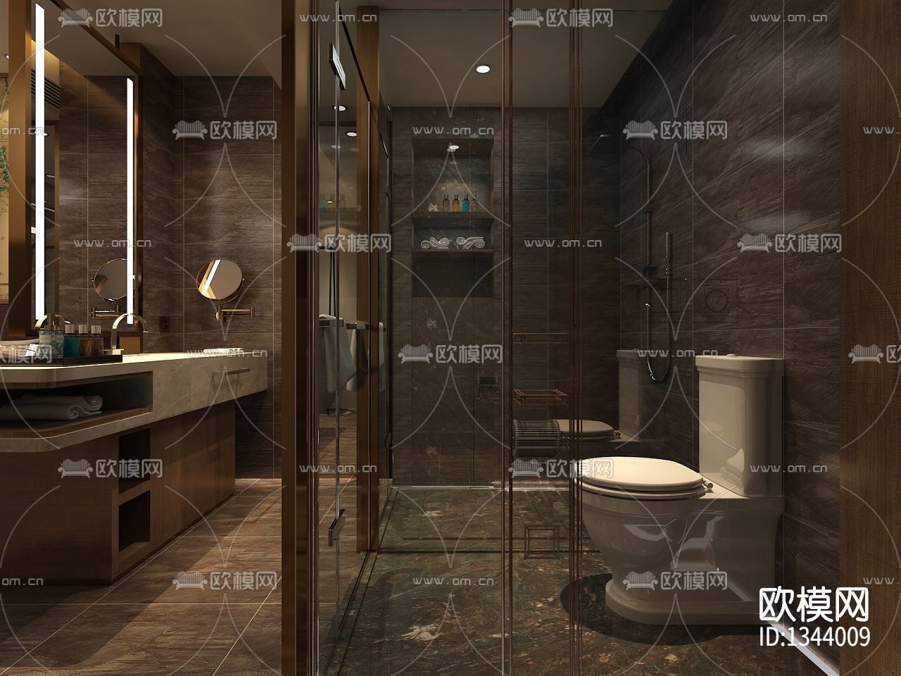 酒店cad施工图下载（渲染图5）