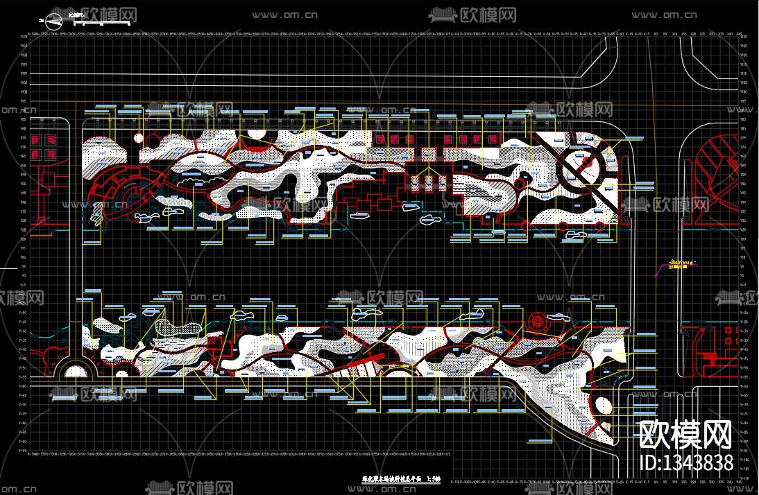 环境景观工程cad施工图下载（渲染图1）