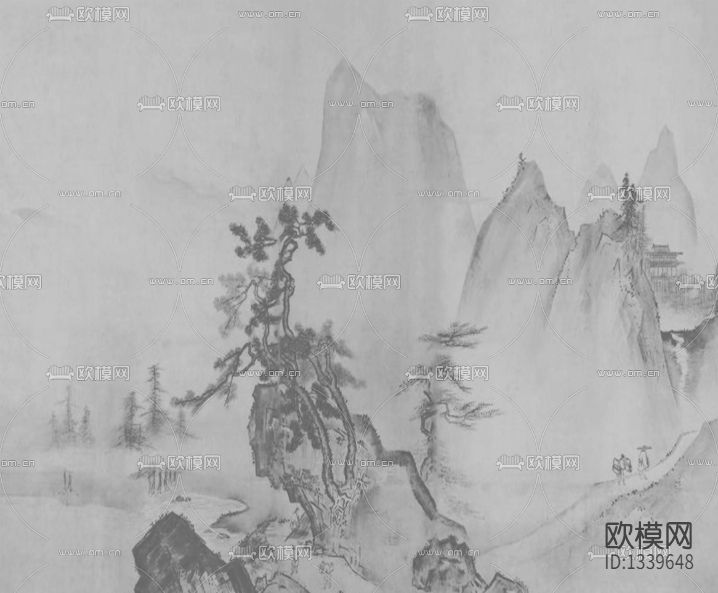 山水水墨画下载