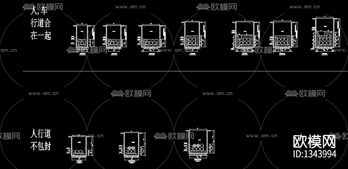通信管道通图及计算工具cad施工图下载（渲染图9）