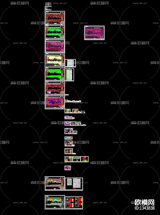 环境景观工程cad施工图下载（渲染图10）