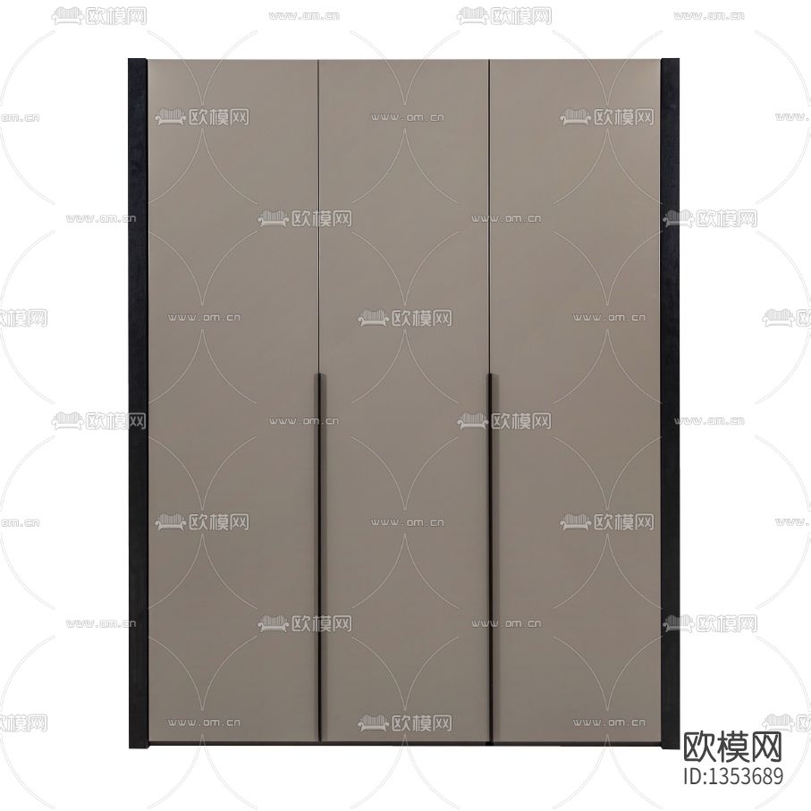 现代简约实木衣柜
