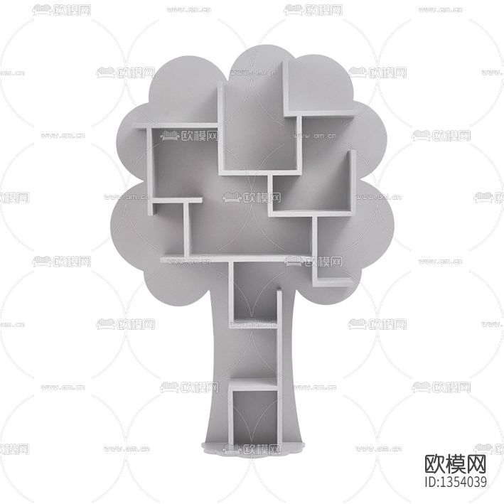 现代简约大树实木儿童储物柜下载