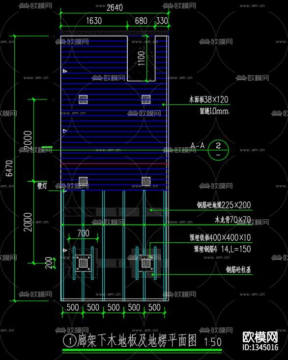 简单廊亭节点大样下载（渲染图5）