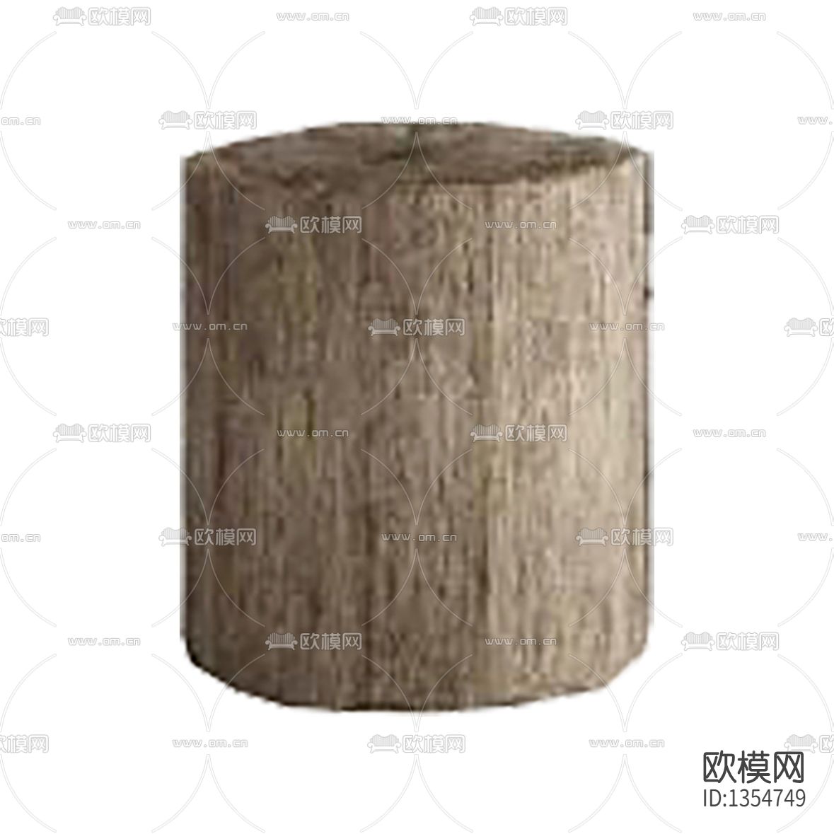 北欧原木块凳子