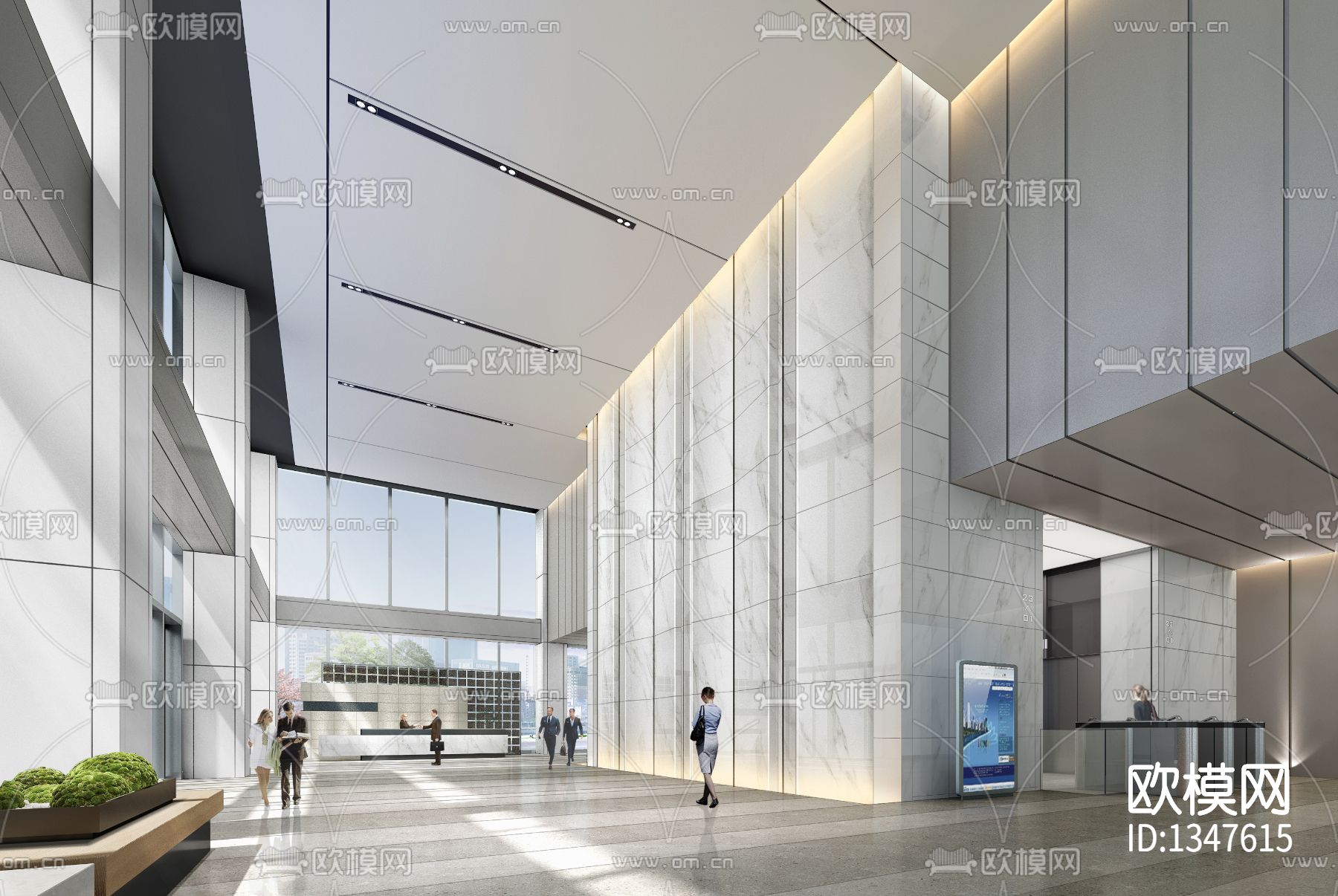 深圳同方云计算研发应用中心cad施工图下载（渲染图7）