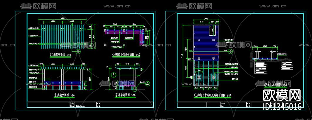 简单廊亭节点大样下载（渲染图8）