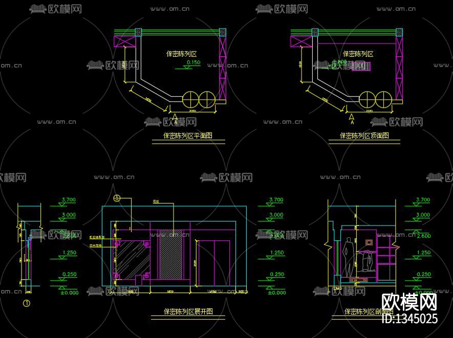 刺绣文化展厅cad施工图下载（渲染图8）