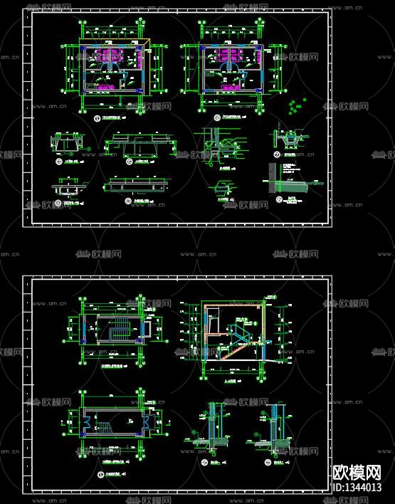 机械厂房cad施工图下载（渲染图7）