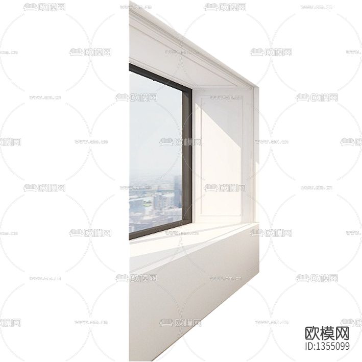 现代简约飘台窗
