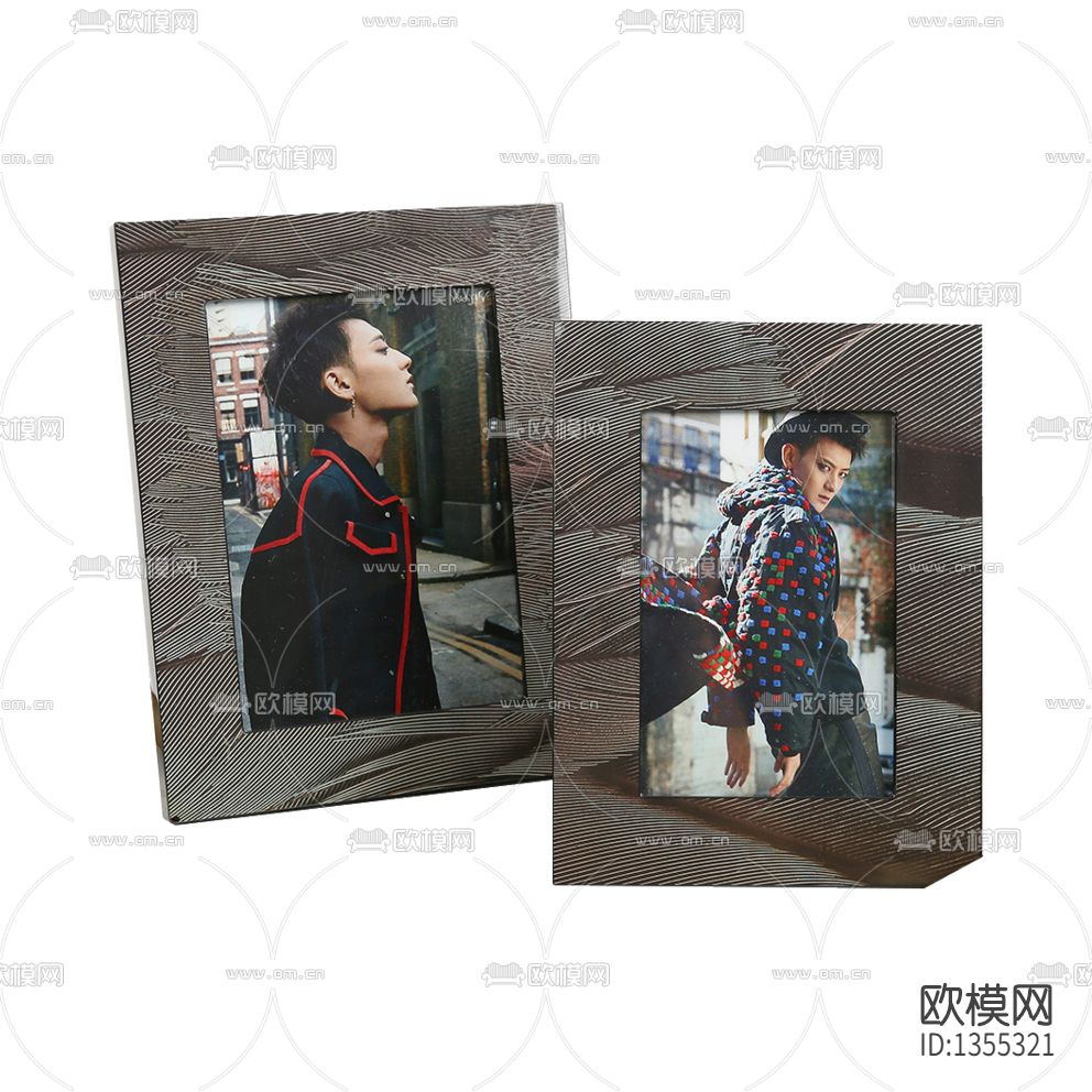 现代轻奢时尚实木相框下载