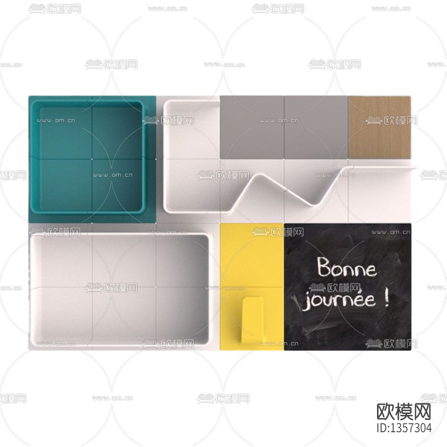 现代简约亚克力板创意壁柜