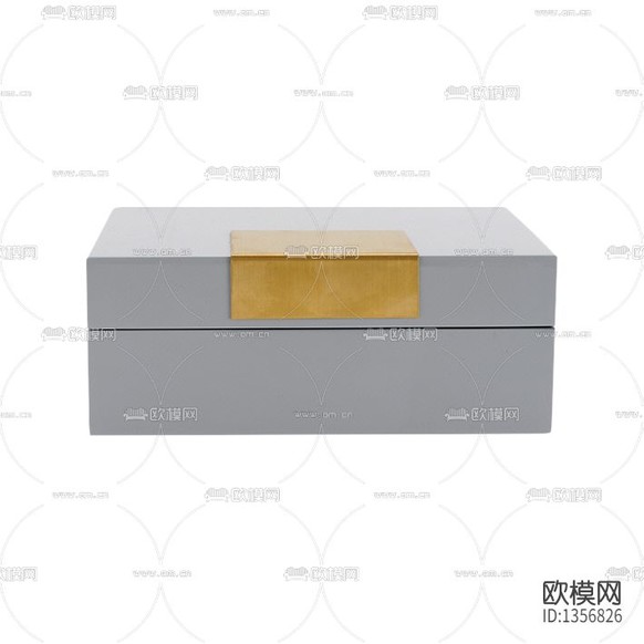 現(xiàn)代簡約實木金屬裝飾盒下載