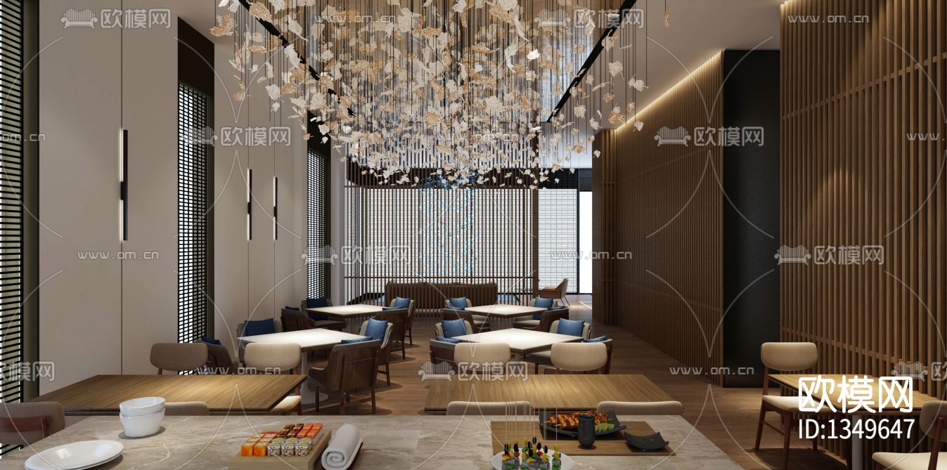 成都春熙路万枫酒店cad施工图下载（渲染图4）