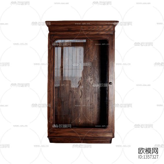 美式简约实木壁柜