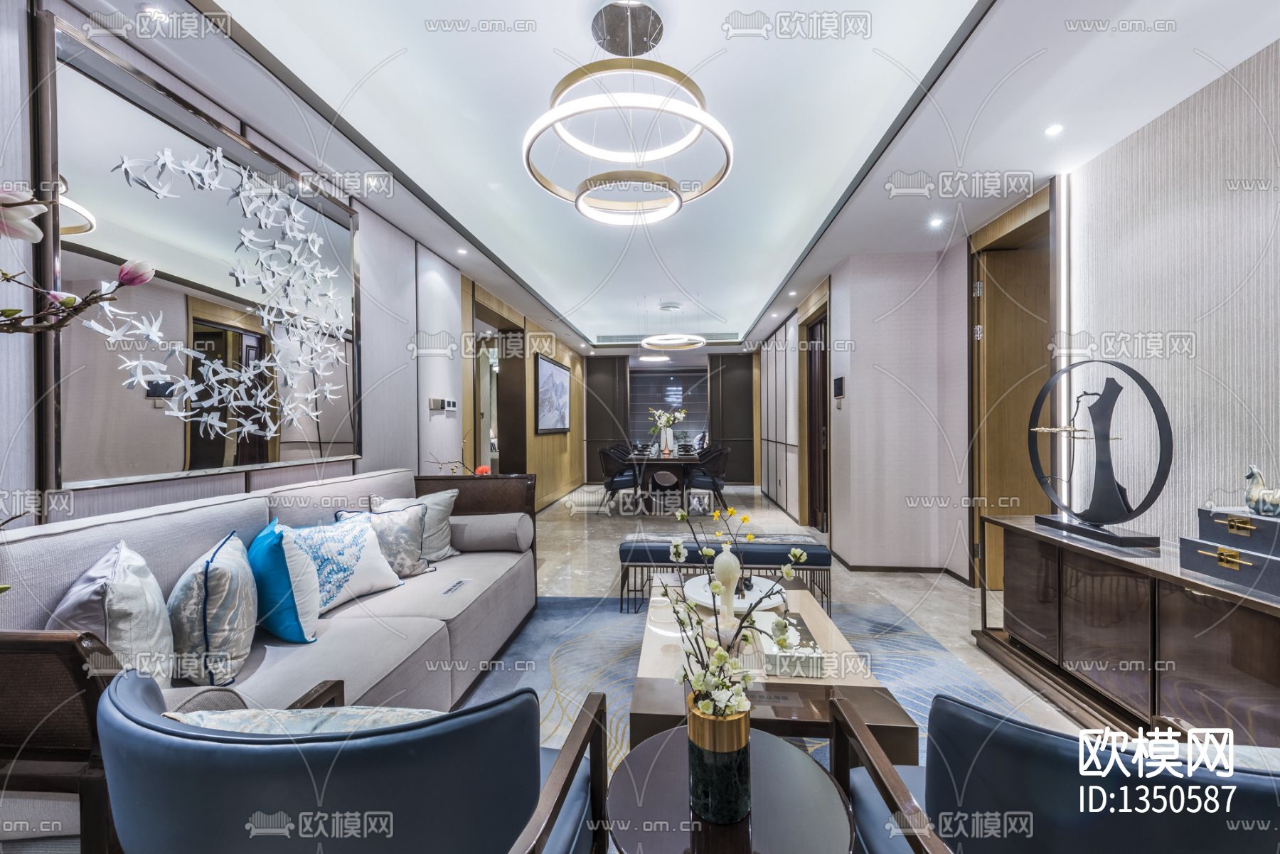 样板房cad施工图下载（渲染图8）