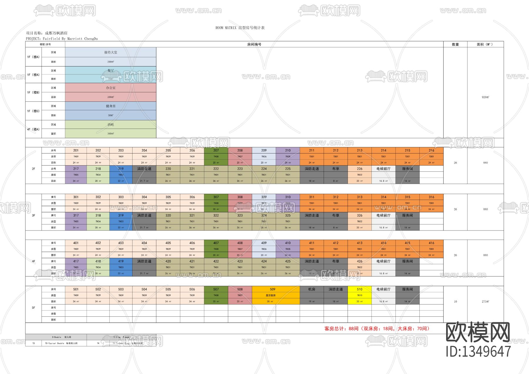 成都春熙路万枫酒店cad施工图下载（渲染图7）