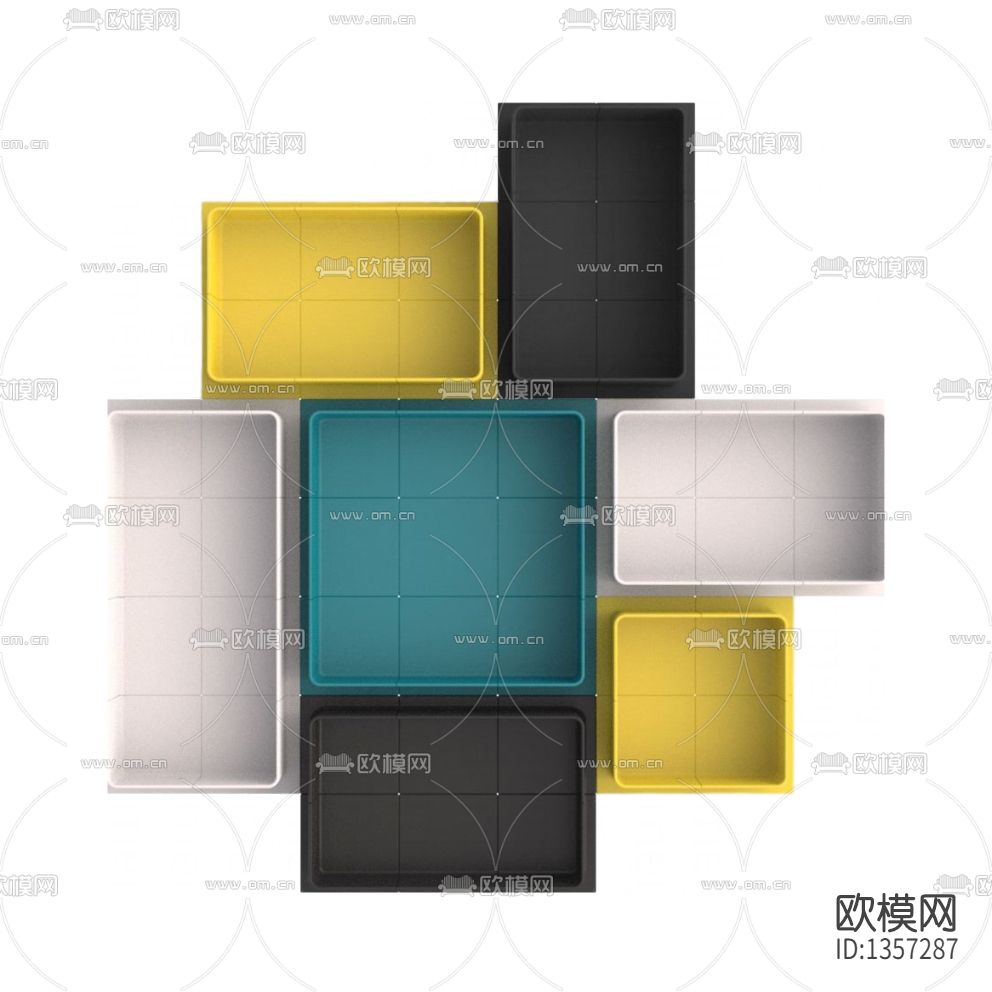 现代简约亚克力板创意壁柜