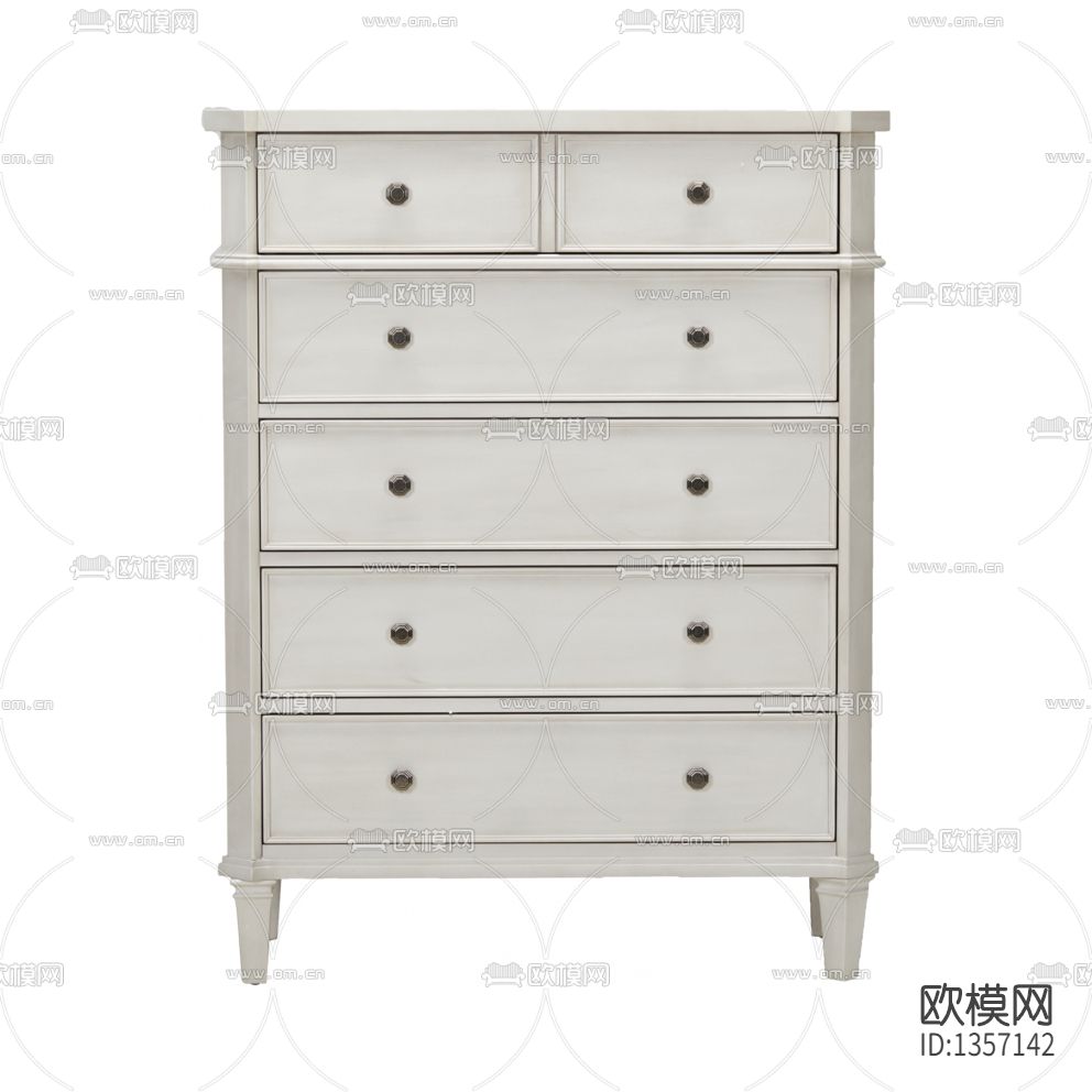 美式简约实木储物柜下载（渲染图1）