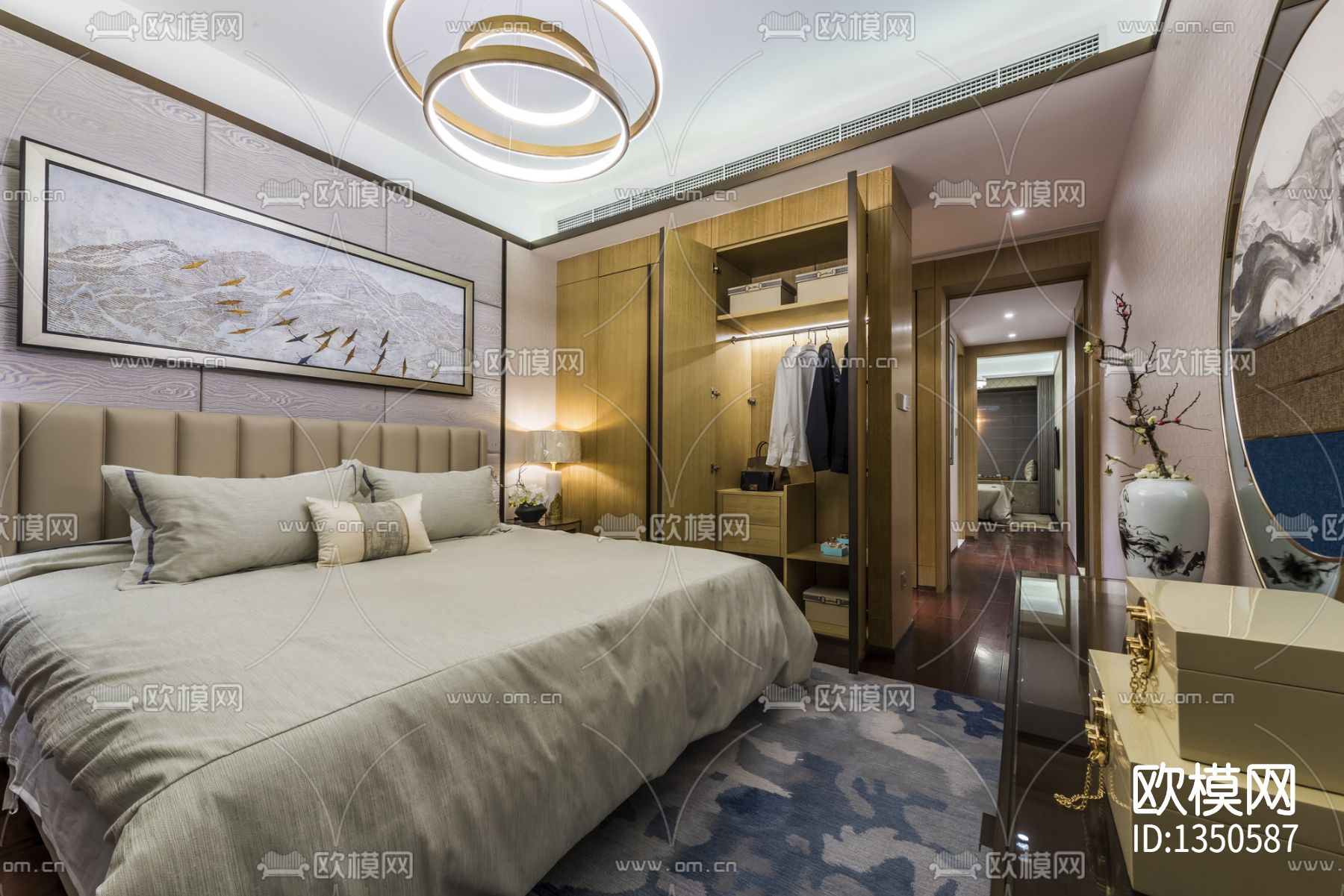 样板房cad施工图下载（渲染图6）