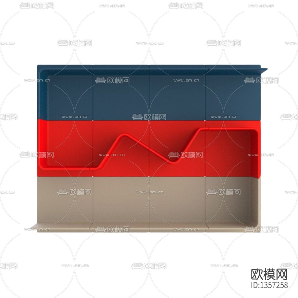 现代简约创意亚克力墙柜