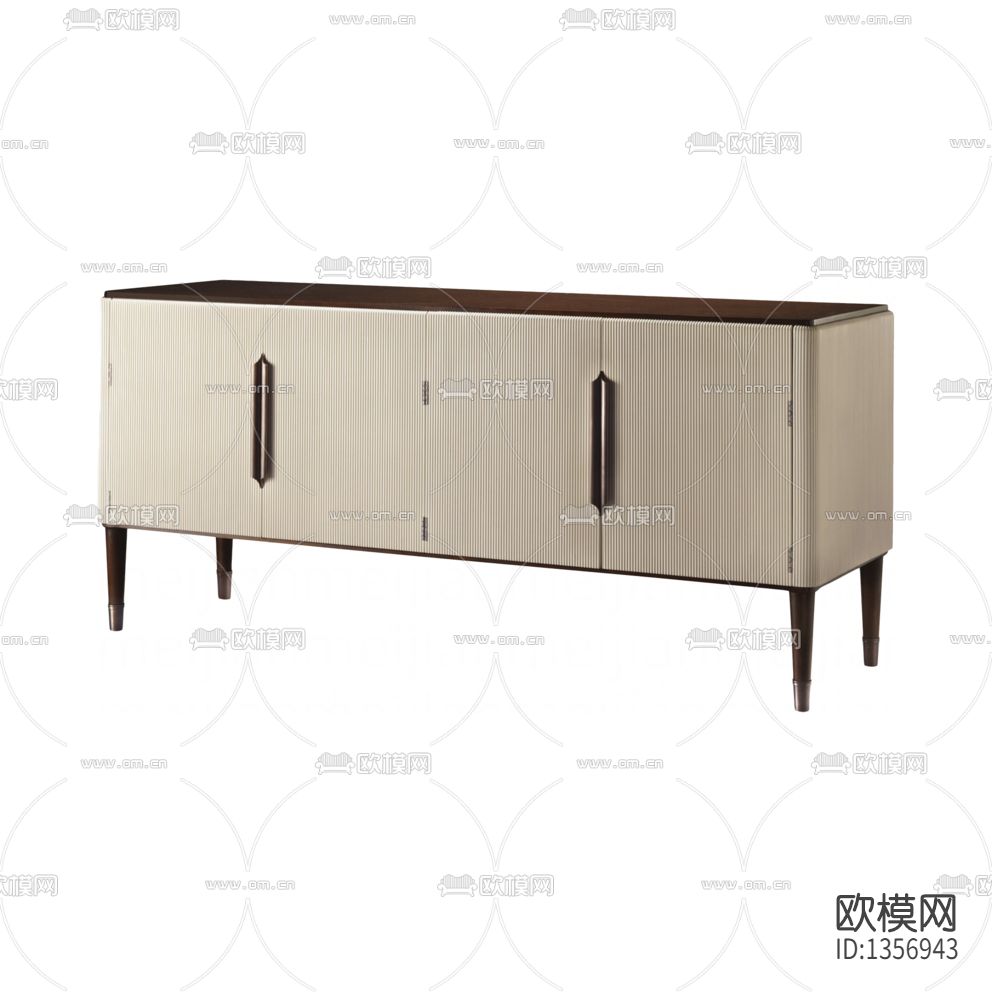 现代轻奢创意实木储物柜边柜下载