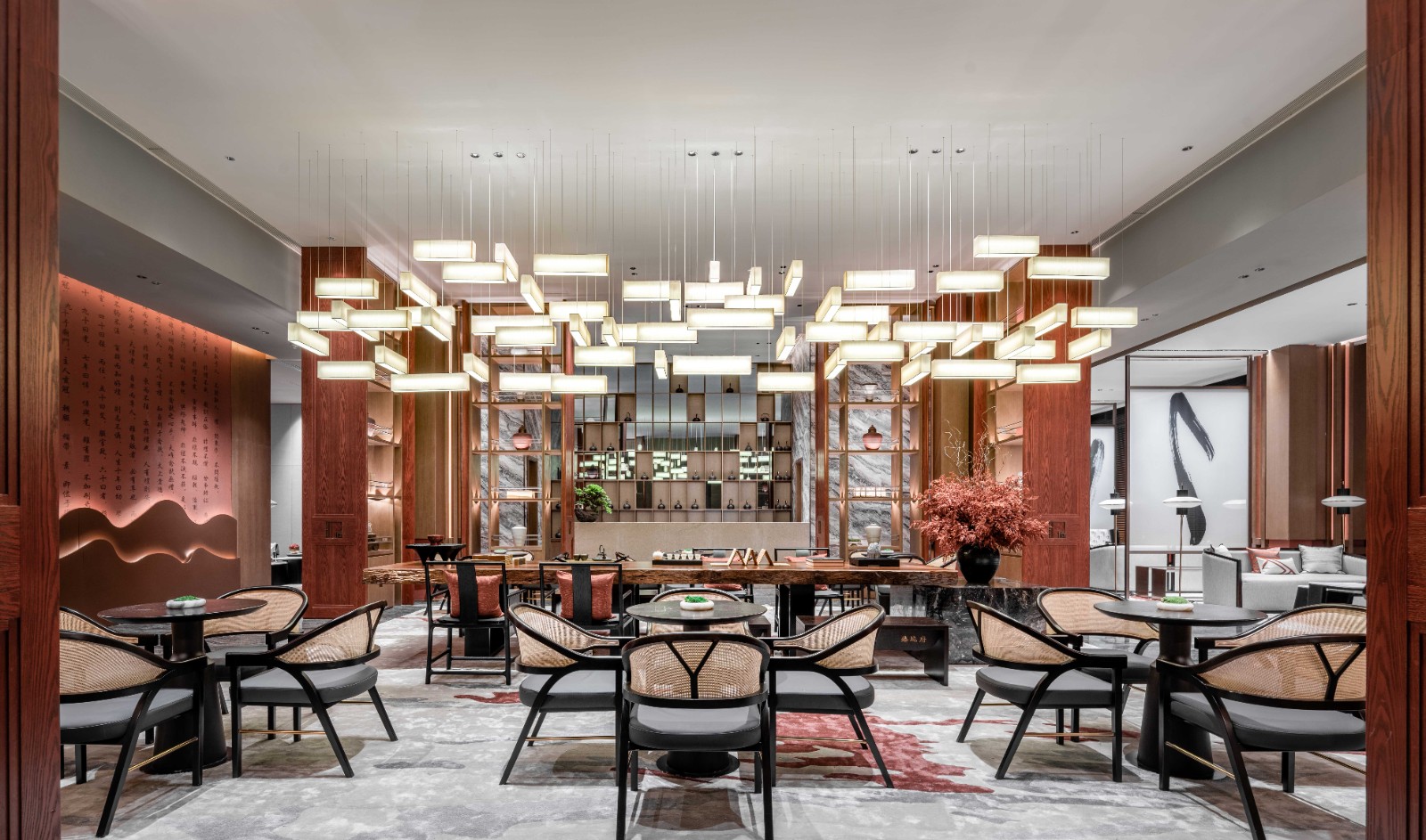 三匠设计 新中式售楼处洽谈区