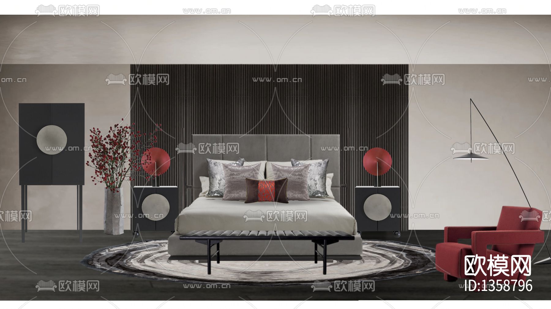 新中式轻奢卧室