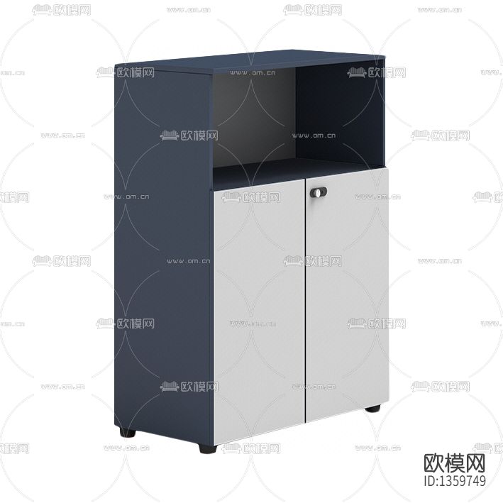 现代简约双开门密码锁办公柜