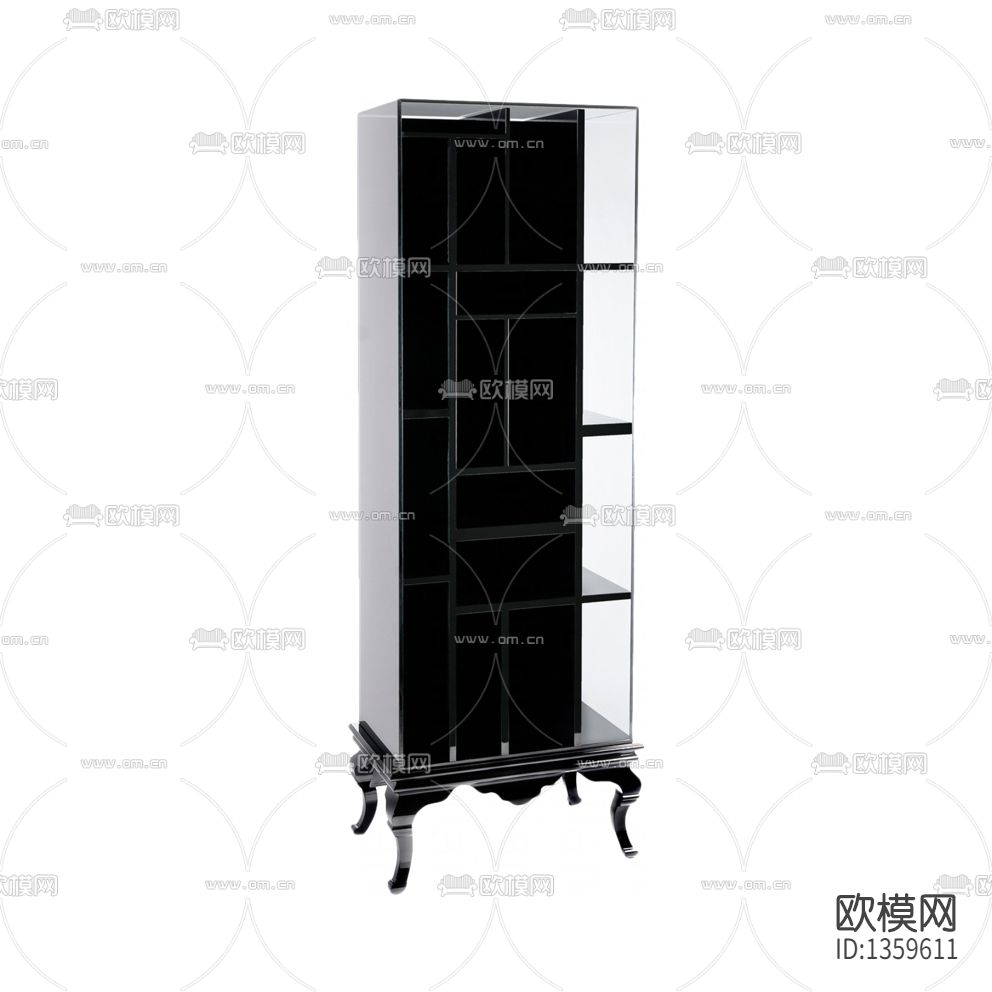 現(xiàn)代輕奢電鍍不銹鋼展柜下載