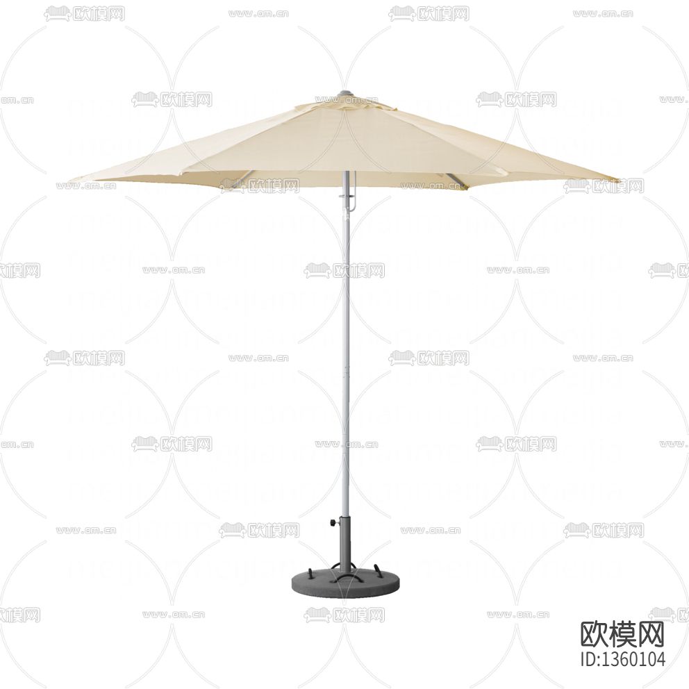现代简约铝合金户外遮阳伞